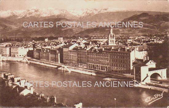 Cartes postales anciennes > CARTES POSTALES > carte postale ancienne > cartes-postales-ancienne.com Auvergne rhone alpes Isere Grenoble