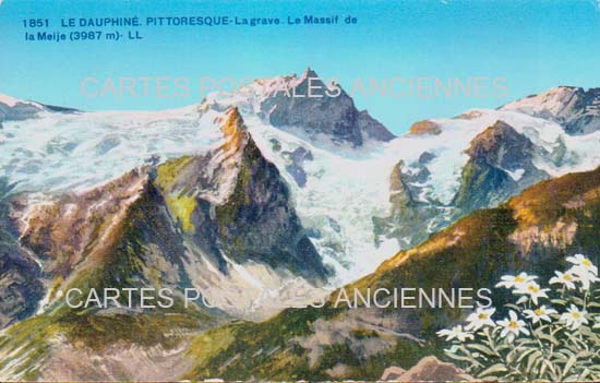 Cartes postales anciennes > CARTES POSTALES > carte postale ancienne > cartes-postales-ancienne.com Auvergne rhone alpes Isere La Grave