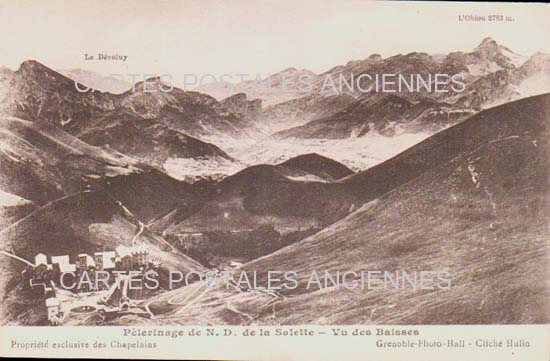 Cartes postales anciennes > CARTES POSTALES > carte postale ancienne > cartes-postales-ancienne.com Auvergne rhone alpes Isere La Salette Fallavaux