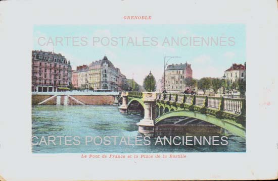 Cartes postales anciennes > CARTES POSTALES > carte postale ancienne > cartes-postales-ancienne.com Auvergne rhone alpes Isere Grenoble