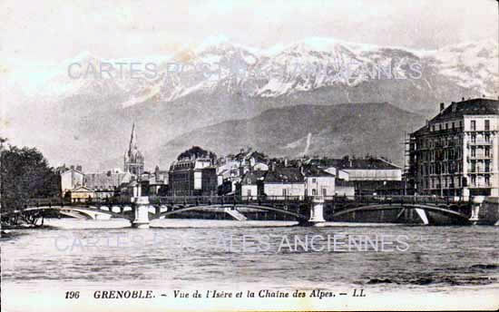 Cartes postales anciennes > CARTES POSTALES > carte postale ancienne > cartes-postales-ancienne.com Auvergne rhone alpes Isere Grenoble