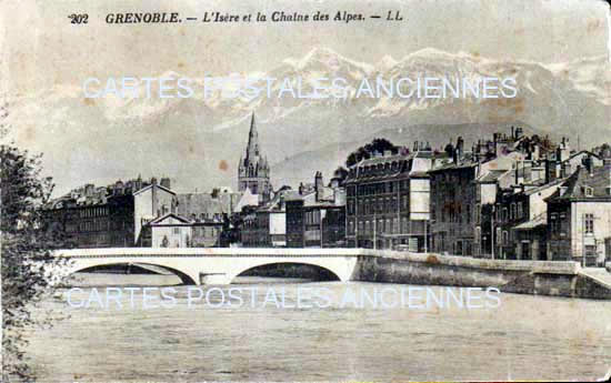 Cartes postales anciennes > CARTES POSTALES > carte postale ancienne > cartes-postales-ancienne.com Auvergne rhone alpes Isere Grenoble