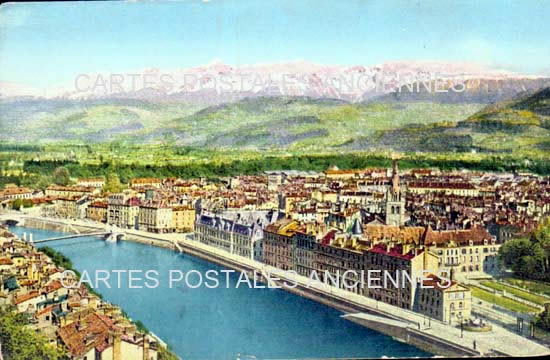 Cartes postales anciennes > CARTES POSTALES > carte postale ancienne > cartes-postales-ancienne.com Auvergne rhone alpes Isere Grenoble