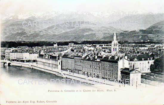 Cartes postales anciennes > CARTES POSTALES > carte postale ancienne > cartes-postales-ancienne.com Auvergne rhone alpes Isere Grenoble