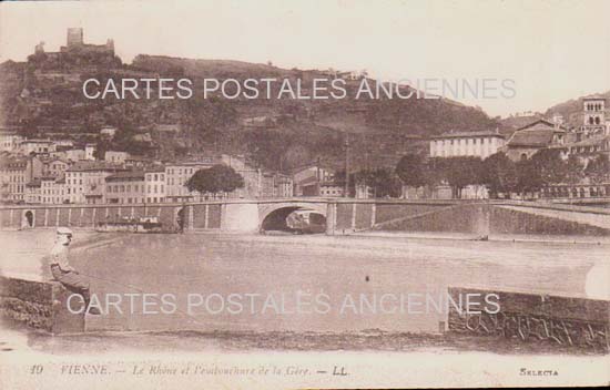 Cartes postales anciennes > CARTES POSTALES > carte postale ancienne > cartes-postales-ancienne.com Auvergne rhone alpes Isere Vienne