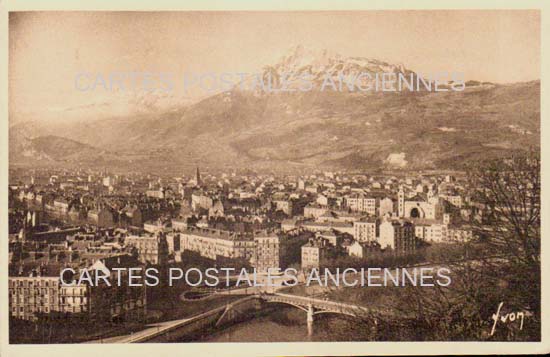 Cartes postales anciennes > CARTES POSTALES > carte postale ancienne > cartes-postales-ancienne.com Auvergne rhone alpes Isere Grenoble