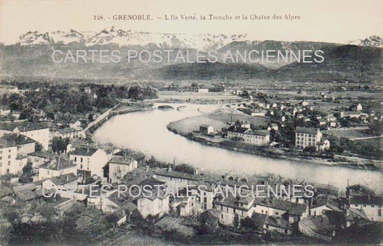 Cartes postales anciennes > CARTES POSTALES > carte postale ancienne > cartes-postales-ancienne.com Auvergne rhone alpes Isere Grenoble