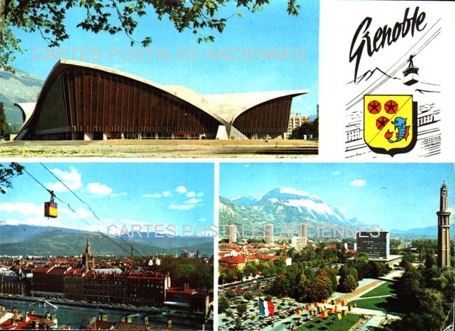 Cartes postales anciennes > CARTES POSTALES > carte postale ancienne > cartes-postales-ancienne.com Auvergne rhone alpes Isere Grenoble