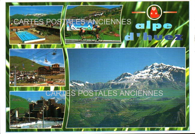 Cartes postales anciennes > CARTES POSTALES > carte postale ancienne > cartes-postales-ancienne.com Auvergne rhone alpes Isere L Alpe D Huez