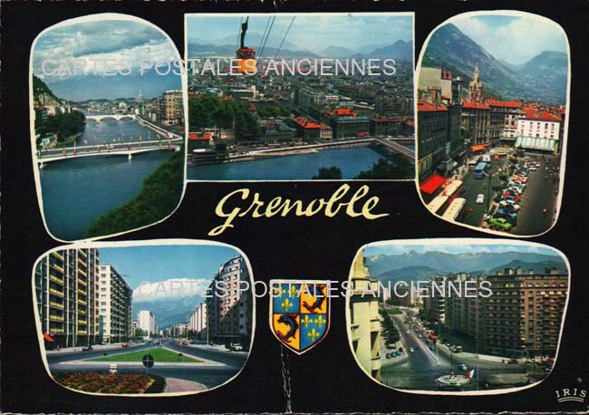 Cartes postales anciennes > CARTES POSTALES > carte postale ancienne > cartes-postales-ancienne.com Auvergne rhone alpes Isere Grenoble