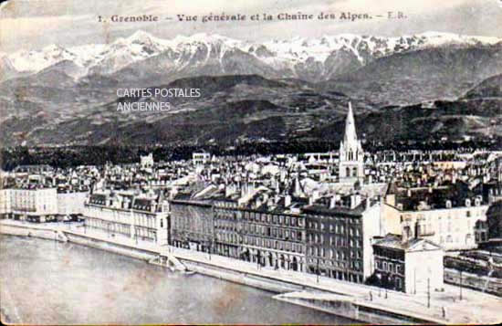 Cartes postales anciennes > CARTES POSTALES > carte postale ancienne > cartes-postales-ancienne.com Auvergne rhone alpes Isere Grenoble