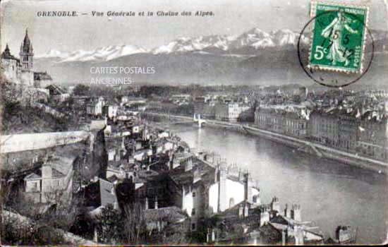 Cartes postales anciennes > CARTES POSTALES > carte postale ancienne > cartes-postales-ancienne.com Auvergne rhone alpes Isere Grenoble