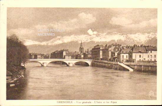 Cartes postales anciennes > CARTES POSTALES > carte postale ancienne > cartes-postales-ancienne.com Auvergne rhone alpes Isere Grenoble