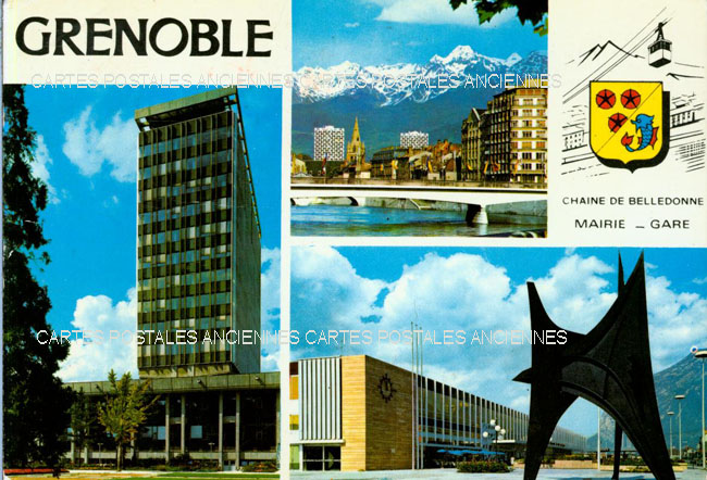 Cartes postales anciennes > CARTES POSTALES > carte postale ancienne > cartes-postales-ancienne.com Auvergne rhone alpes Isere Grenoble