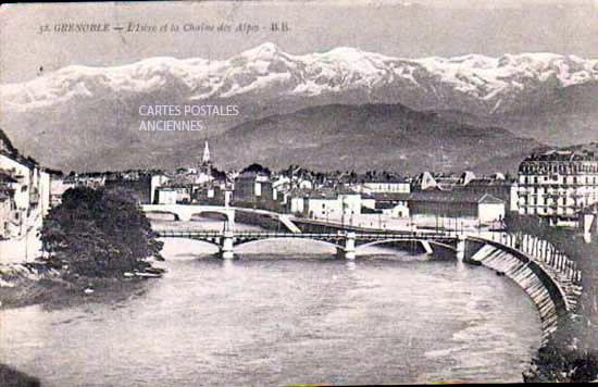 Cartes postales anciennes > CARTES POSTALES > carte postale ancienne > cartes-postales-ancienne.com Auvergne rhone alpes Isere Grenoble