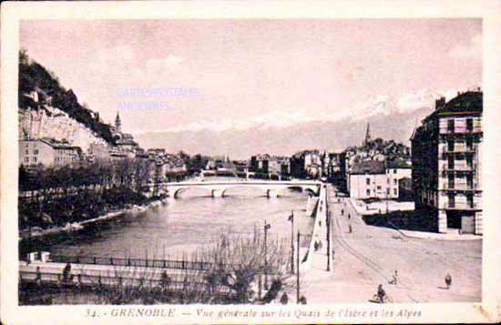 Cartes postales anciennes > CARTES POSTALES > carte postale ancienne > cartes-postales-ancienne.com Auvergne rhone alpes Isere Grenoble