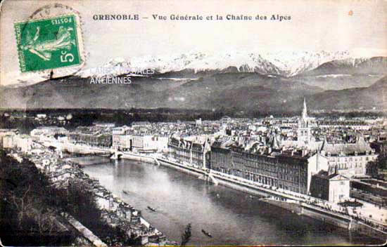 Cartes postales anciennes > CARTES POSTALES > carte postale ancienne > cartes-postales-ancienne.com Auvergne rhone alpes Isere Grenoble