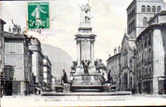 Cartes postales anciennes > CARTES POSTALES > carte postale ancienne > cartes-postales-ancienne.com Auvergne rhone alpes Isere Grenoble