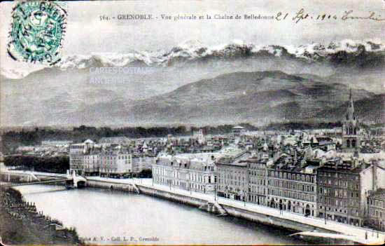 Cartes postales anciennes > CARTES POSTALES > carte postale ancienne > cartes-postales-ancienne.com Auvergne rhone alpes Isere Grenoble