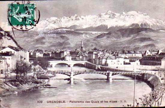 Cartes postales anciennes > CARTES POSTALES > carte postale ancienne > cartes-postales-ancienne.com Auvergne rhone alpes Isere Grenoble