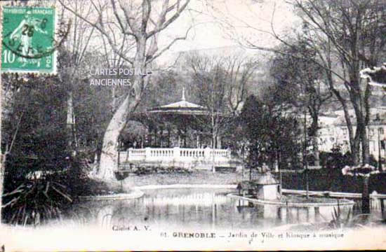 Cartes postales anciennes > CARTES POSTALES > carte postale ancienne > cartes-postales-ancienne.com Auvergne rhone alpes Isere Grenoble