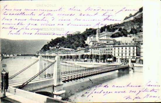 Cartes postales anciennes > CARTES POSTALES > carte postale ancienne > cartes-postales-ancienne.com Auvergne rhone alpes Isere Grenoble