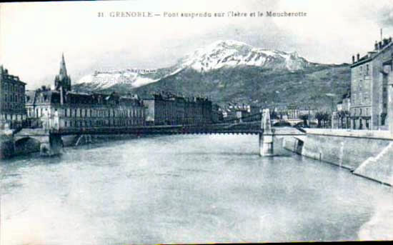 Cartes postales anciennes > CARTES POSTALES > carte postale ancienne > cartes-postales-ancienne.com Auvergne rhone alpes Isere Grenoble