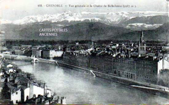 Cartes postales anciennes > CARTES POSTALES > carte postale ancienne > cartes-postales-ancienne.com Auvergne rhone alpes Isere Grenoble