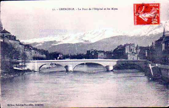 Cartes postales anciennes > CARTES POSTALES > carte postale ancienne > cartes-postales-ancienne.com Auvergne rhone alpes Isere Grenoble