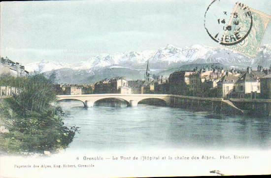 Cartes postales anciennes > CARTES POSTALES > carte postale ancienne > cartes-postales-ancienne.com Auvergne rhone alpes Isere Grenoble