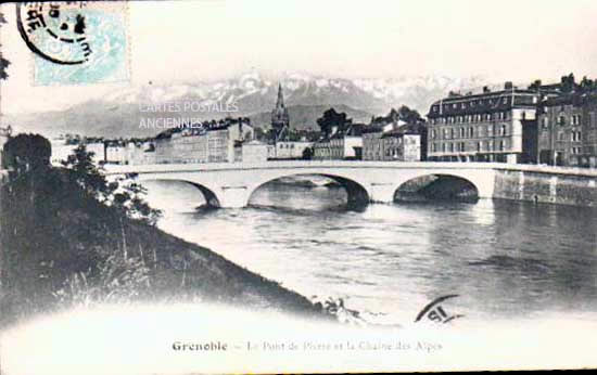 Cartes postales anciennes > CARTES POSTALES > carte postale ancienne > cartes-postales-ancienne.com Auvergne rhone alpes Isere Grenoble