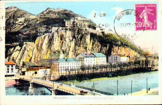 Cartes postales anciennes > CARTES POSTALES > carte postale ancienne > cartes-postales-ancienne.com Auvergne rhone alpes Isere Grenoble