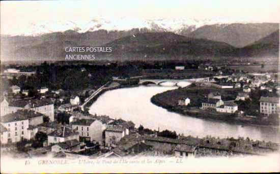 Cartes postales anciennes > CARTES POSTALES > carte postale ancienne > cartes-postales-ancienne.com Auvergne rhone alpes Isere Grenoble