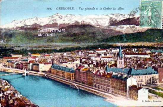 Cartes postales anciennes > CARTES POSTALES > carte postale ancienne > cartes-postales-ancienne.com Auvergne rhone alpes Isere Grenoble