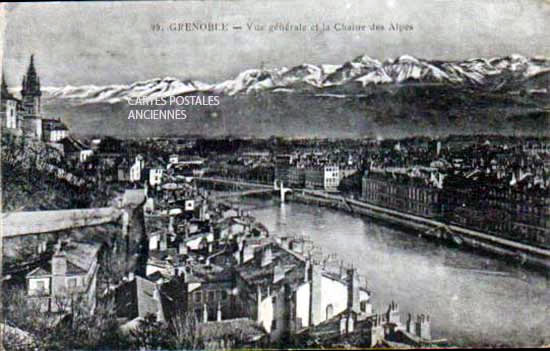 Cartes postales anciennes > CARTES POSTALES > carte postale ancienne > cartes-postales-ancienne.com Auvergne rhone alpes Isere Grenoble