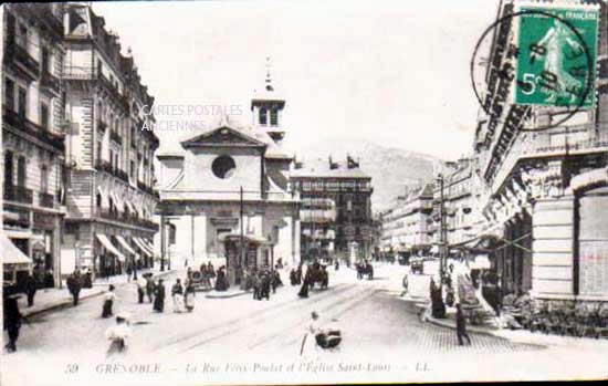 Cartes postales anciennes > CARTES POSTALES > carte postale ancienne > cartes-postales-ancienne.com Auvergne rhone alpes Isere Grenoble