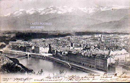 Cartes postales anciennes > CARTES POSTALES > carte postale ancienne > cartes-postales-ancienne.com Auvergne rhone alpes Isere Grenoble