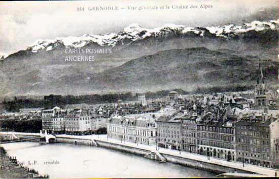 Cartes postales anciennes > CARTES POSTALES > carte postale ancienne > cartes-postales-ancienne.com Auvergne rhone alpes Isere Grenoble