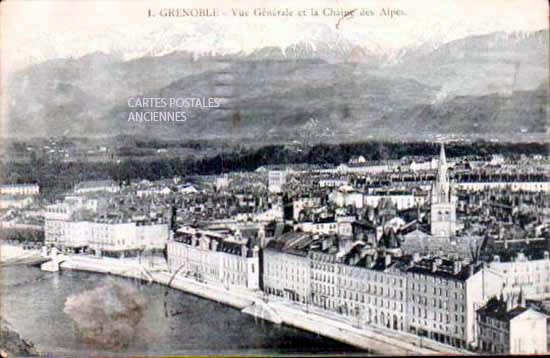 Cartes postales anciennes > CARTES POSTALES > carte postale ancienne > cartes-postales-ancienne.com Auvergne rhone alpes Isere Grenoble