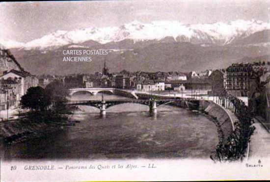 Cartes postales anciennes > CARTES POSTALES > carte postale ancienne > cartes-postales-ancienne.com Auvergne rhone alpes Isere Grenoble