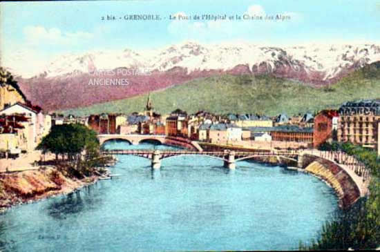 Cartes postales anciennes > CARTES POSTALES > carte postale ancienne > cartes-postales-ancienne.com Auvergne rhone alpes Isere Grenoble