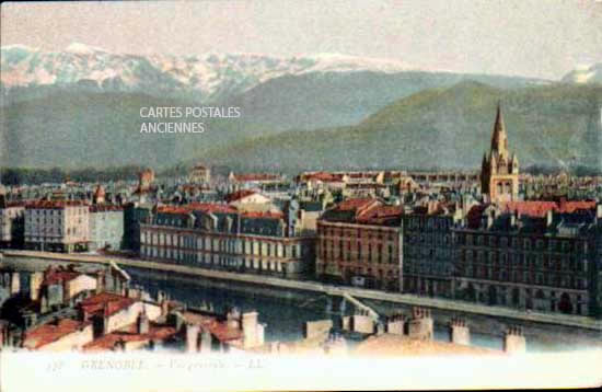 Cartes postales anciennes > CARTES POSTALES > carte postale ancienne > cartes-postales-ancienne.com Auvergne rhone alpes Isere Grenoble