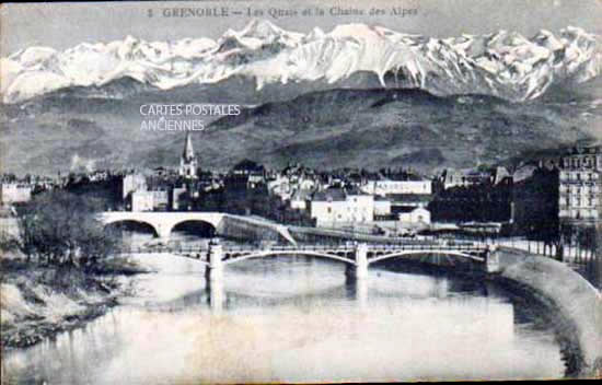 Cartes postales anciennes > CARTES POSTALES > carte postale ancienne > cartes-postales-ancienne.com Auvergne rhone alpes Isere Grenoble