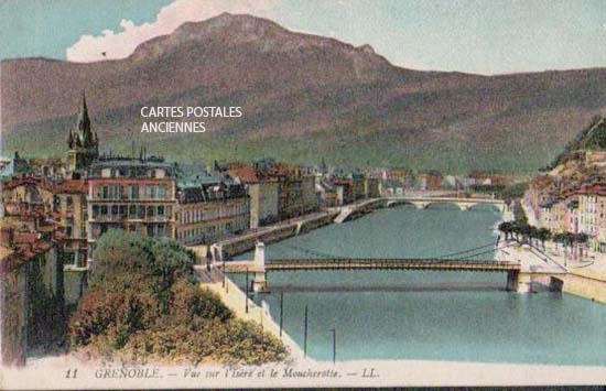 Cartes postales anciennes > CARTES POSTALES > carte postale ancienne > cartes-postales-ancienne.com Auvergne rhone alpes Isere Grenoble