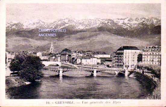 Cartes postales anciennes > CARTES POSTALES > carte postale ancienne > cartes-postales-ancienne.com Auvergne rhone alpes Isere Grenoble