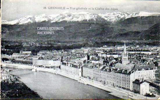 Cartes postales anciennes > CARTES POSTALES > carte postale ancienne > cartes-postales-ancienne.com Auvergne rhone alpes Isere Grenoble