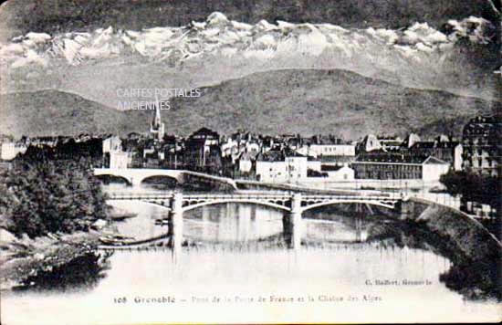 Cartes postales anciennes > CARTES POSTALES > carte postale ancienne > cartes-postales-ancienne.com Auvergne rhone alpes Isere Grenoble