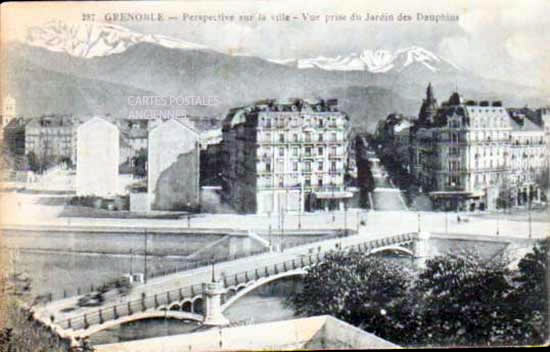 Cartes postales anciennes > CARTES POSTALES > carte postale ancienne > cartes-postales-ancienne.com Auvergne rhone alpes Isere Grenoble