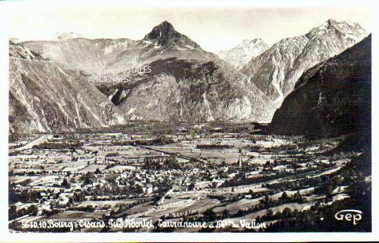 Cartes postales anciennes > CARTES POSTALES > carte postale ancienne > cartes-postales-ancienne.com Auvergne rhone alpes Isere Le Bourg D Oisans