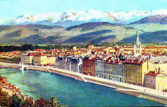 Cartes postales anciennes > CARTES POSTALES > carte postale ancienne > cartes-postales-ancienne.com Auvergne rhone alpes Isere Grenoble